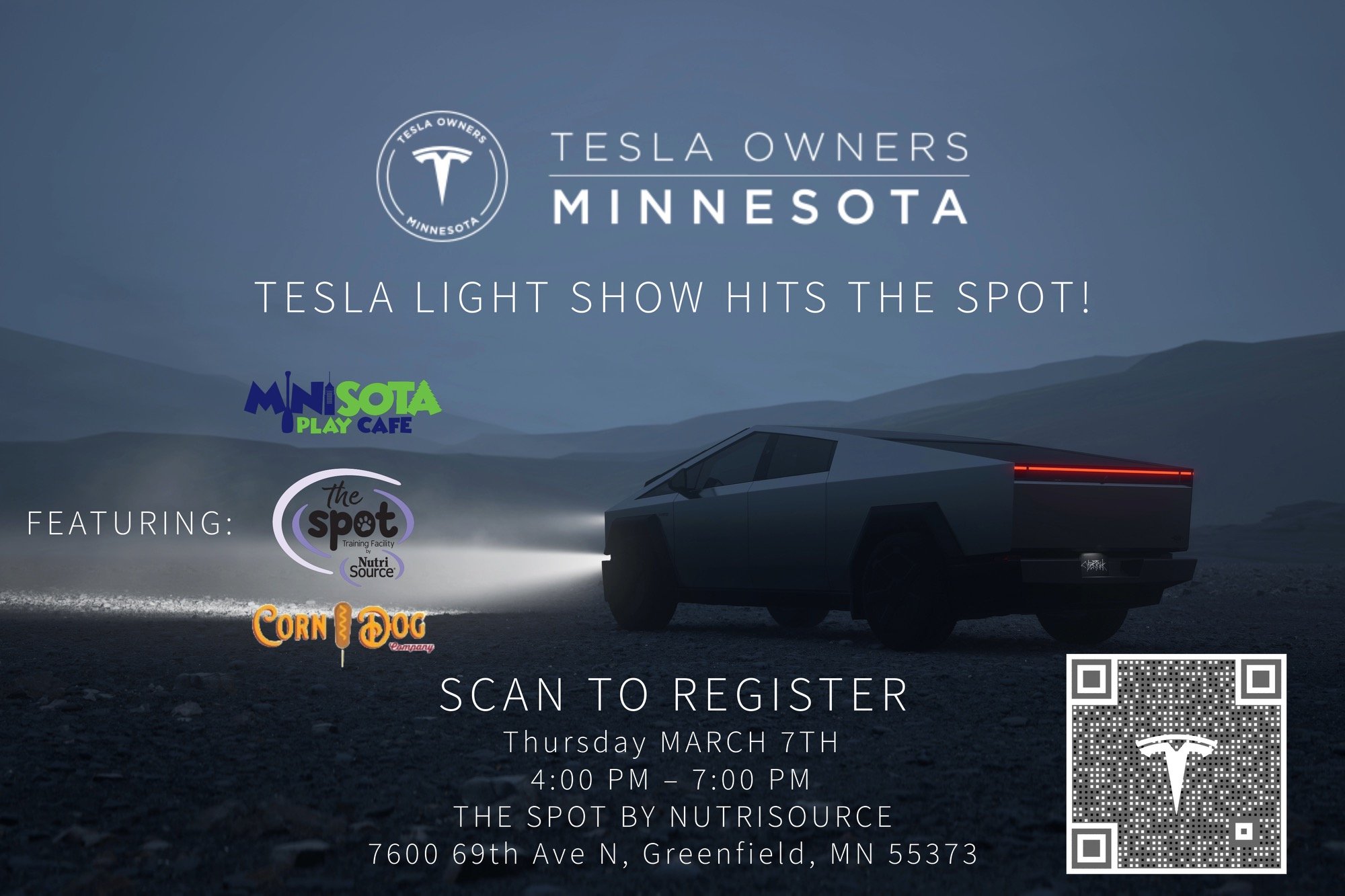 TESLA LIGHT SHOW HITS THE SPOT!
